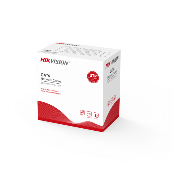 כבל רשת CAT6 NYY נחושת מלאה HIKVISION